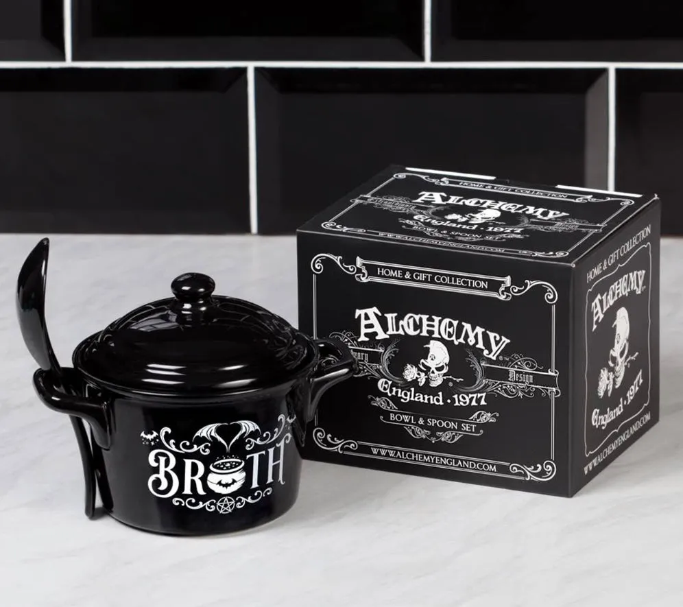 Bat Broth Bowl and Spoon Set
