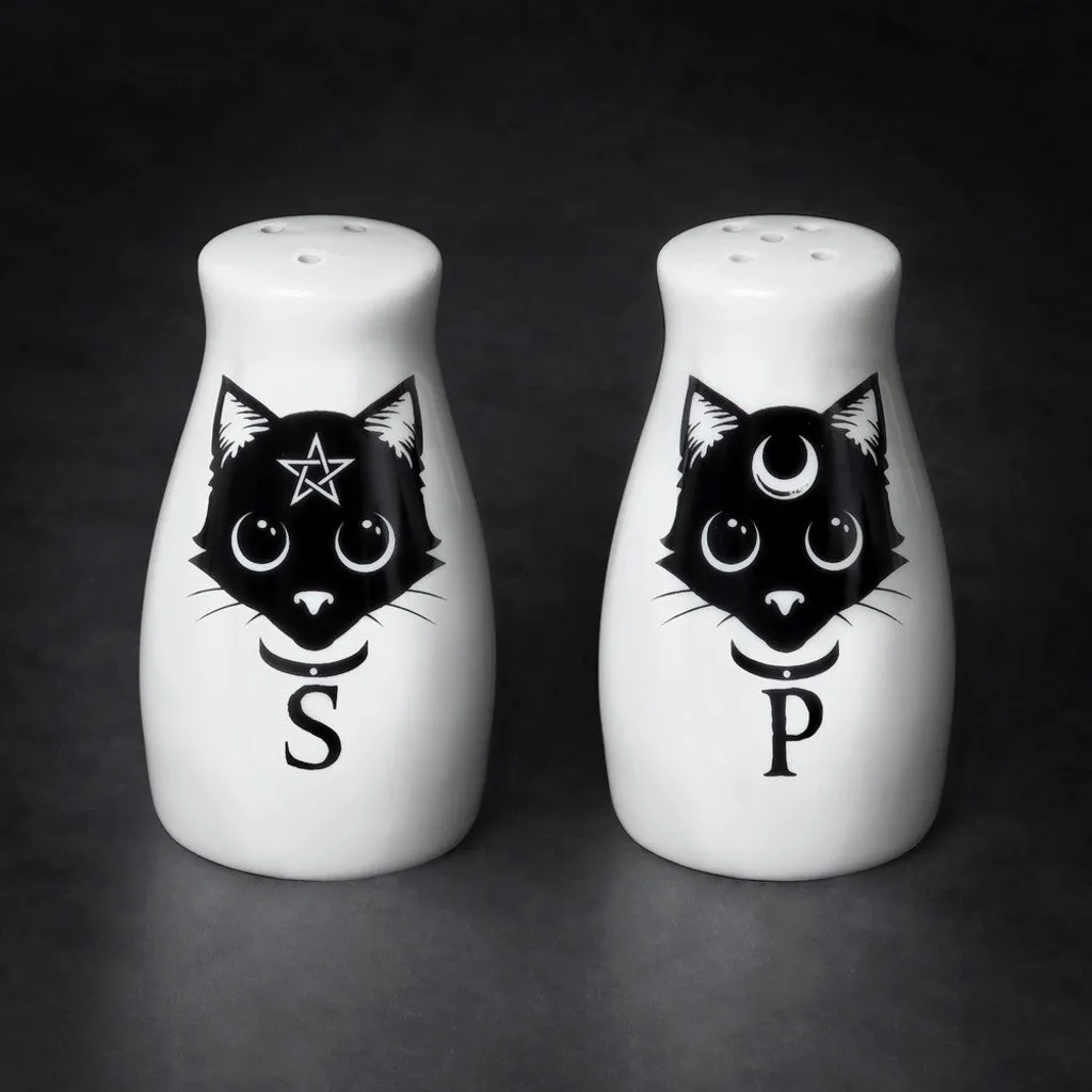 Black Cats: Salt And Pepper Shaker Set