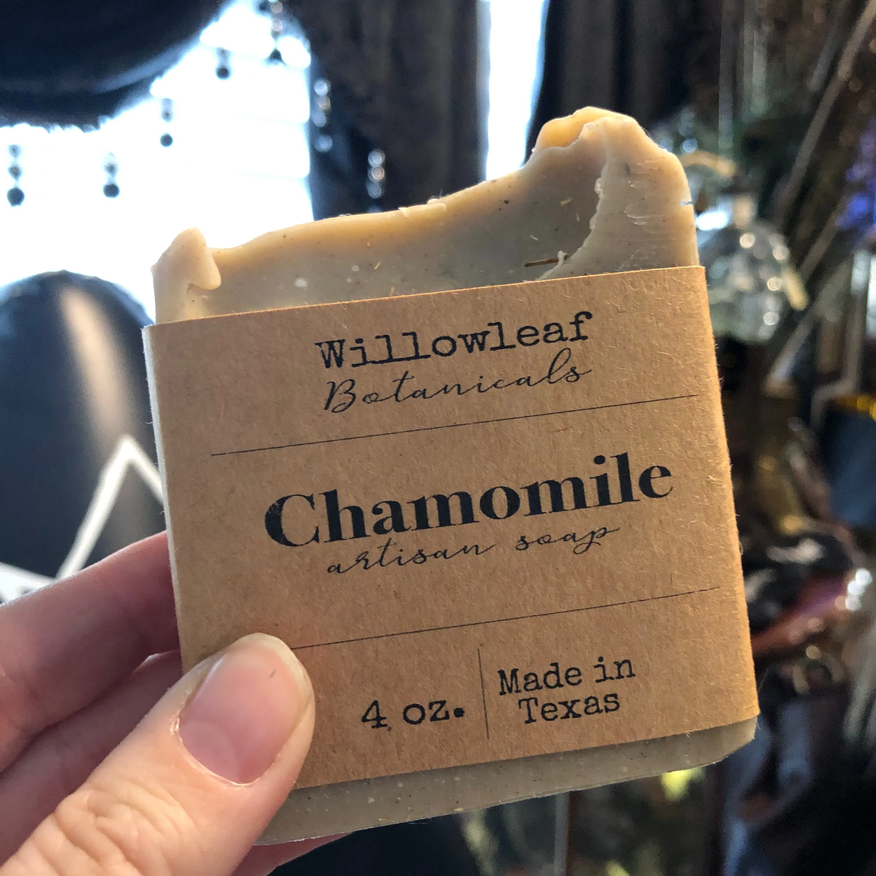 Chamomile Artisan Soap - Willowleaf Botanicals - 4 oz bar