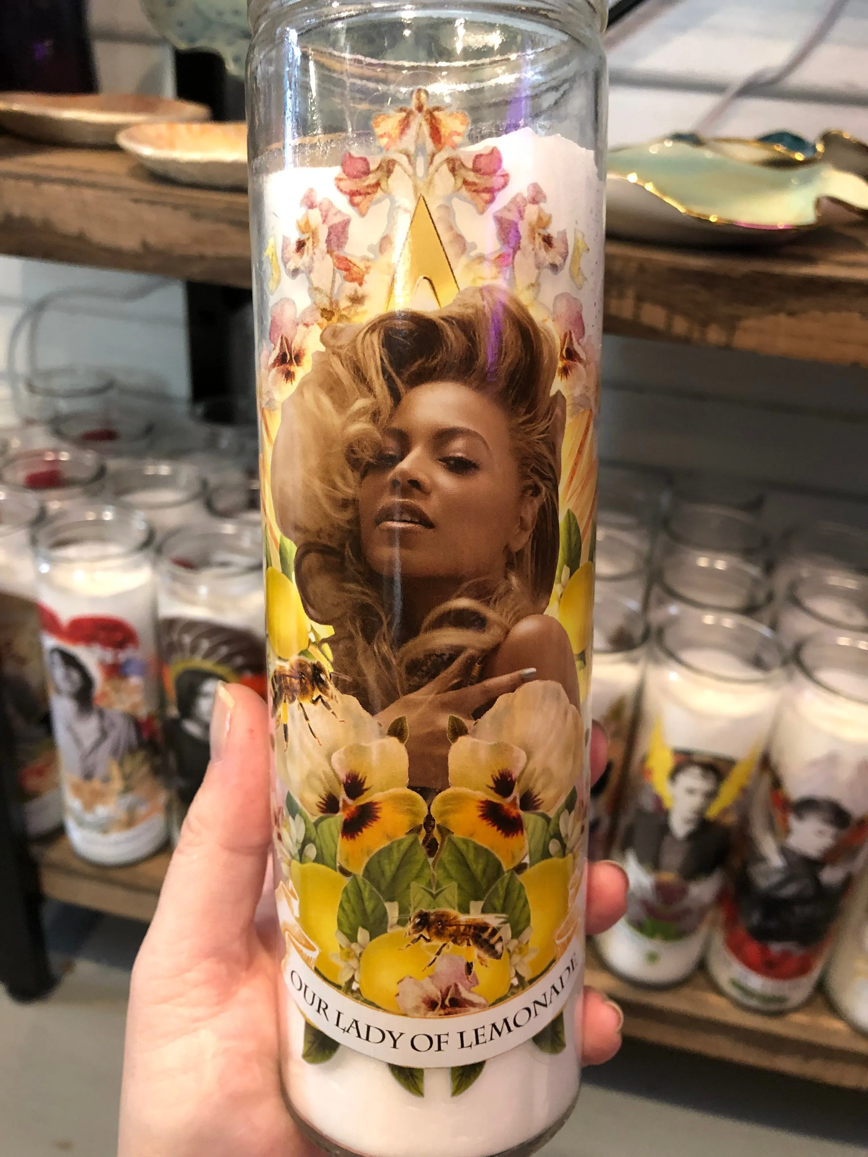 Pop Culture Candles - Musical Celebrity Saints - 7-Day Jar Candles
