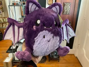 Purple Bat Stuffie - Plush Toy - Mini Squishable - Soft