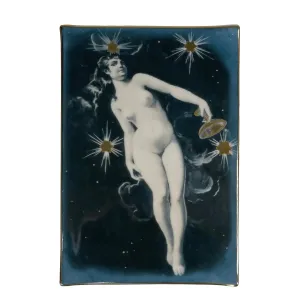 Star Lady Trinket Dish - Porcelain Tray - Ceramic - Zodiac