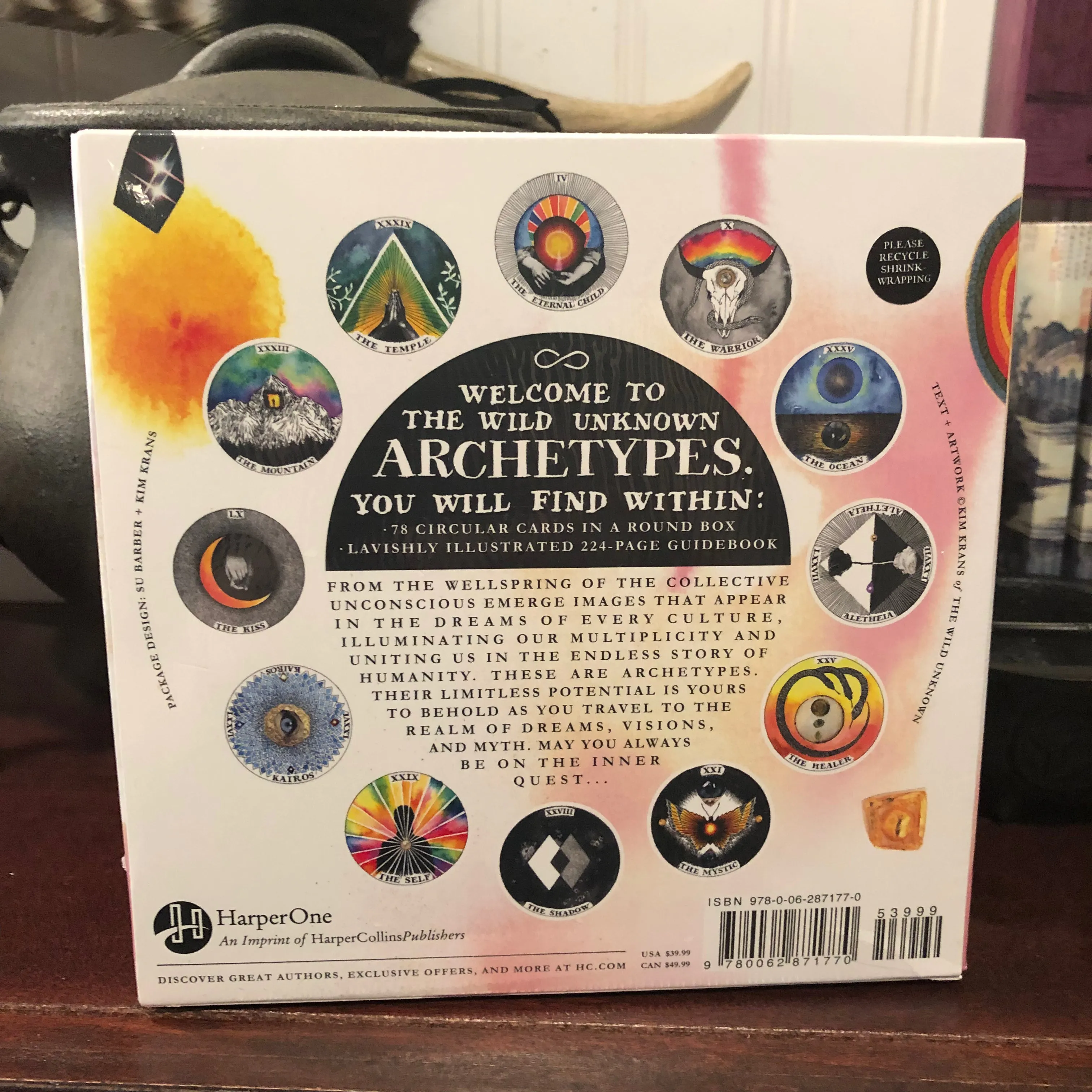 The Wild Unknown Archetypes Deck and Guidebook by Kim Krans