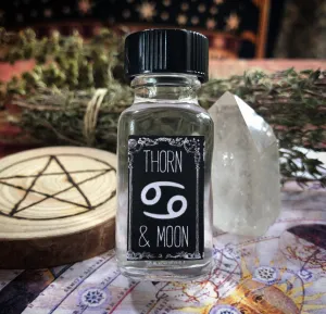 Thorn & Moon Zodiac Oil - Ritual Oil Blend - Cancer - Pure Essential Oils - Chamomile, Geranium, and Myrrh