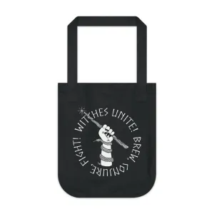 Witches Unite! Organic Canvas Tote Bag